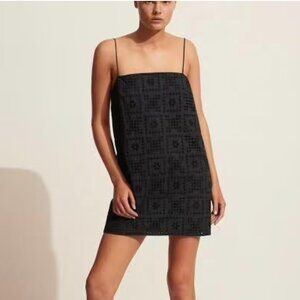 Matteau Crochet Broderie Shift dress
